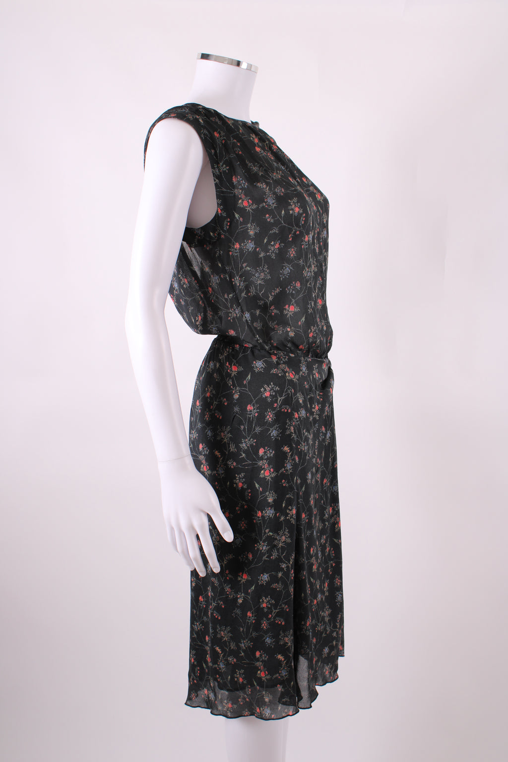 Isabel Marant S/S Floral Print Dress Black/ Red 10