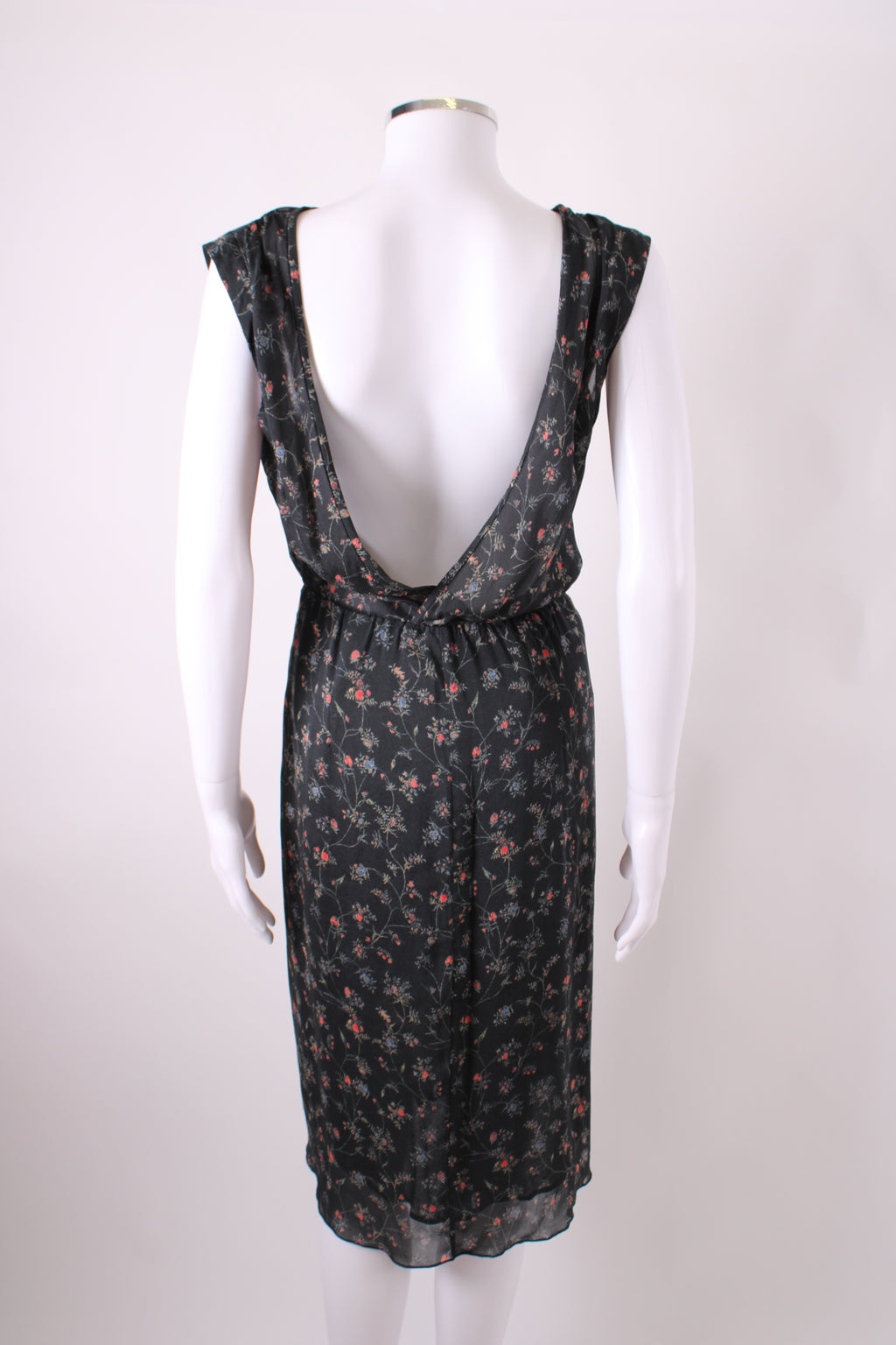 Isabel Marant S/S Floral Print Dress Black/ Red 10