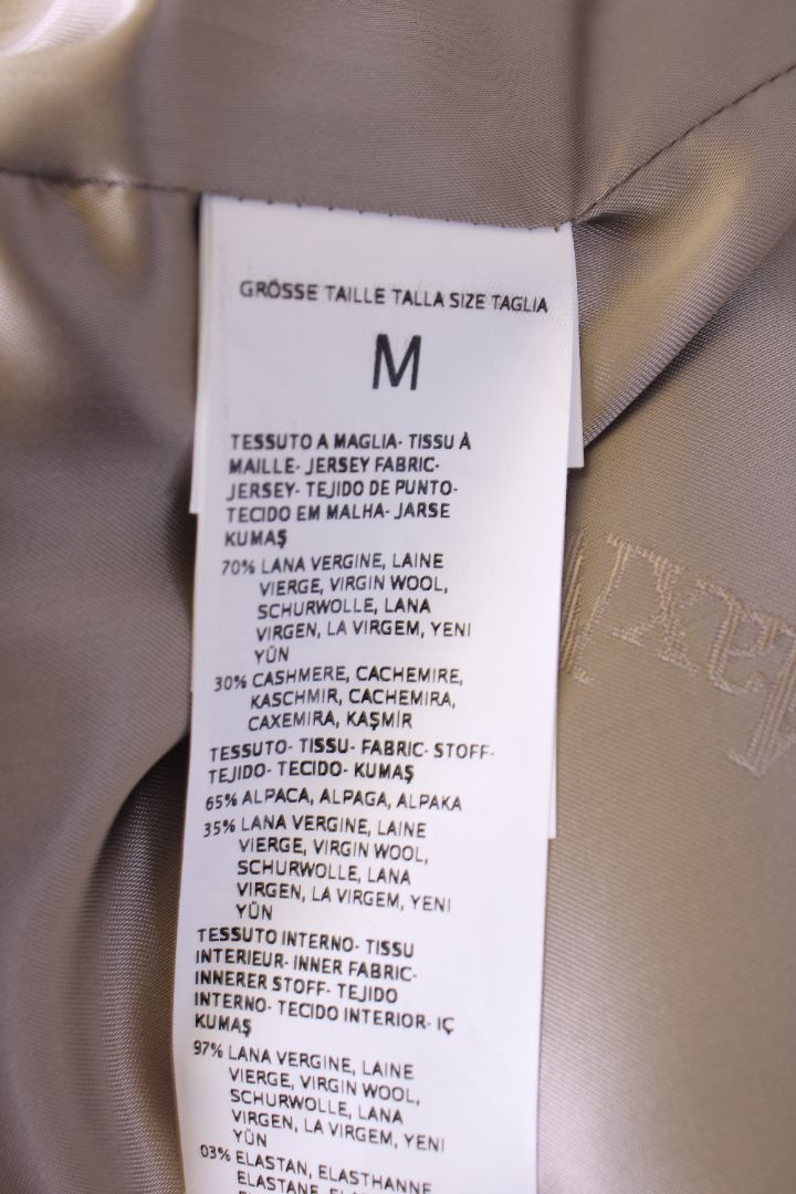 Max Mara Knitted Coat Grey M