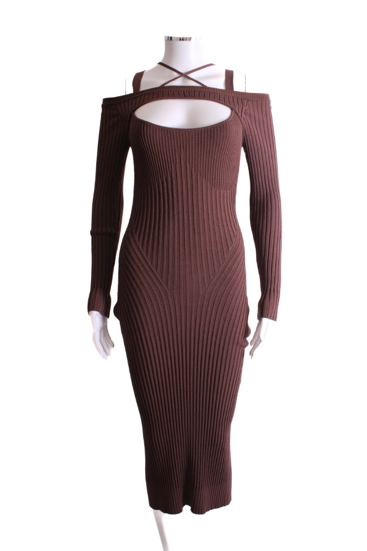 Andreadamo Dress Brown M