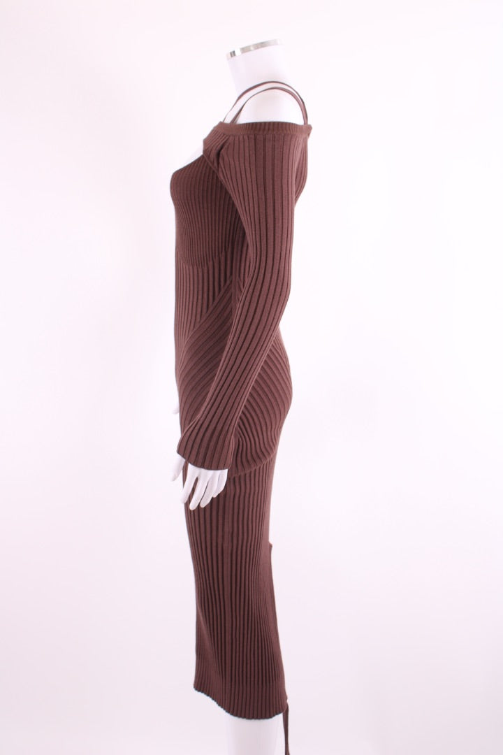 Andreadamo Dress Brown M