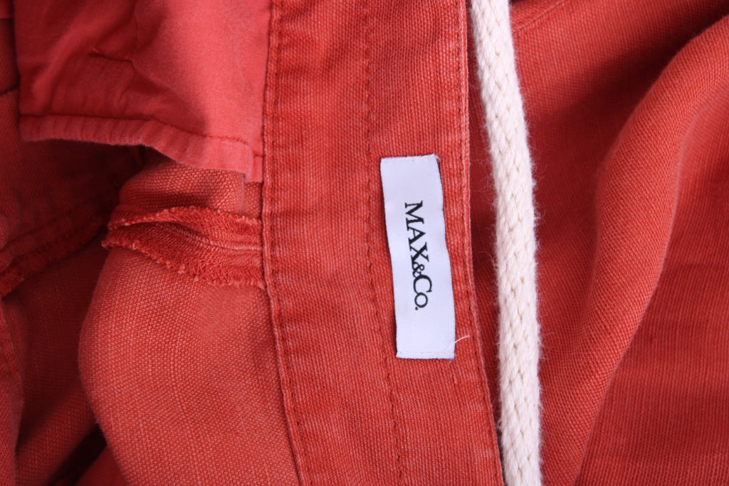 Max & Co Rope Belt Trousers Teracotta 8