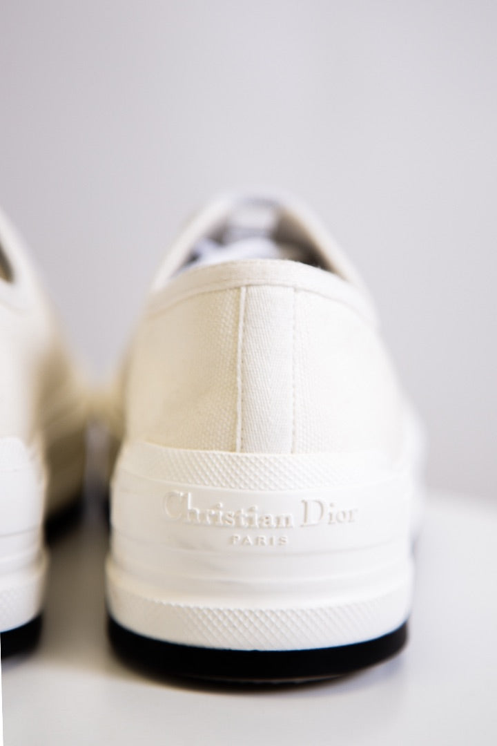 Christian Dior Walk 'N' Dior Platform Trainers Cream/ Black 37