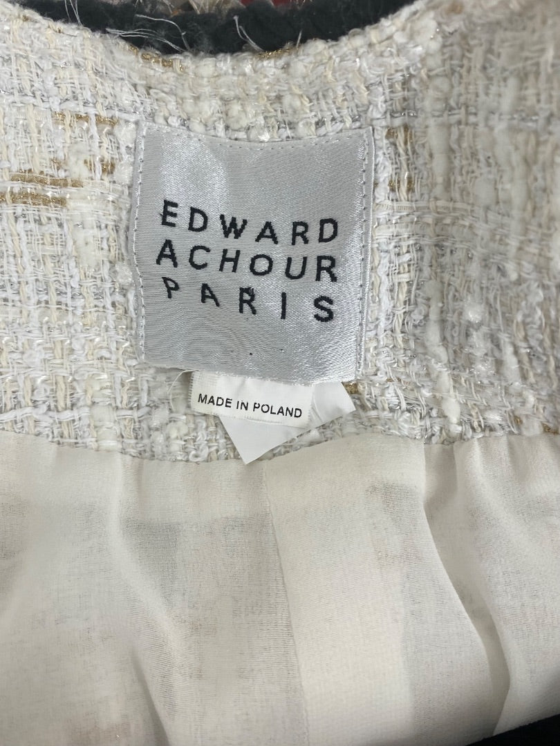 Edward Achour Paris Boucle Jacket Cream / Gold 12