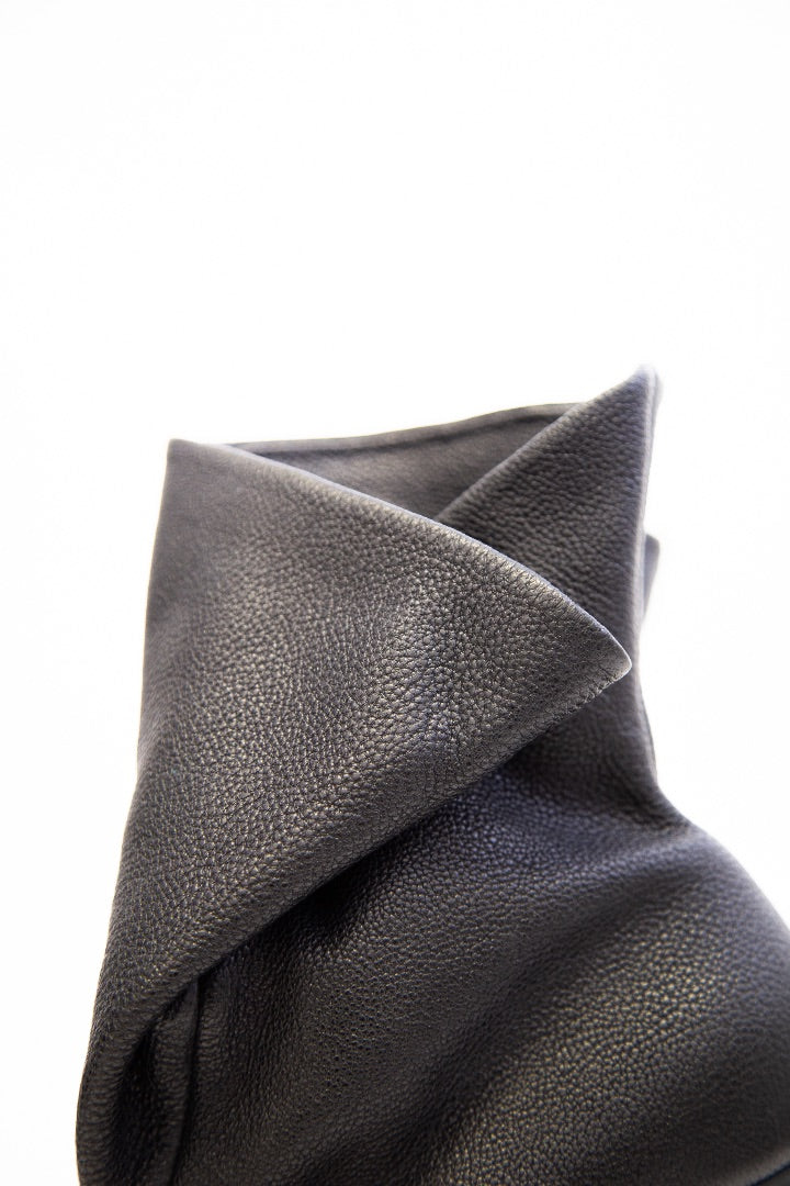 Balenciaga Folded Ankle Boots Black 38