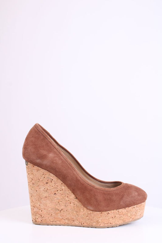 Jimmy Choo Suede wedges Tan 39