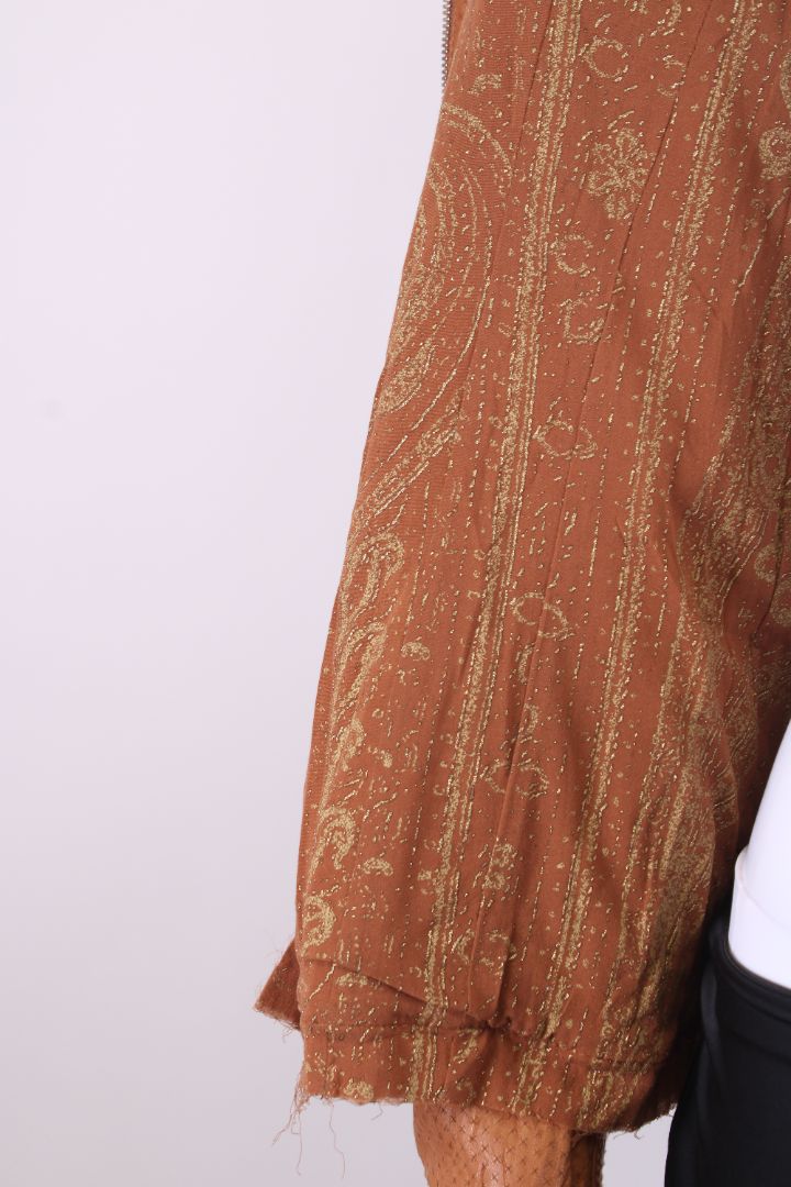 Just Cavalli Leather Jacket Tan S