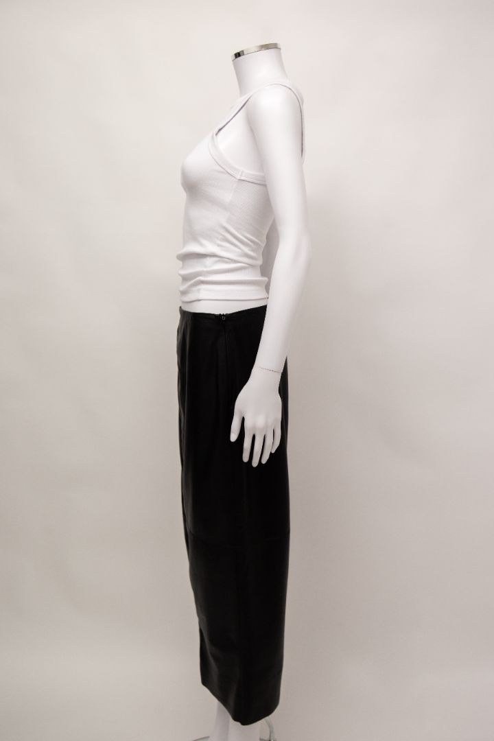 Nanushka Faux Leather Skirt Black M