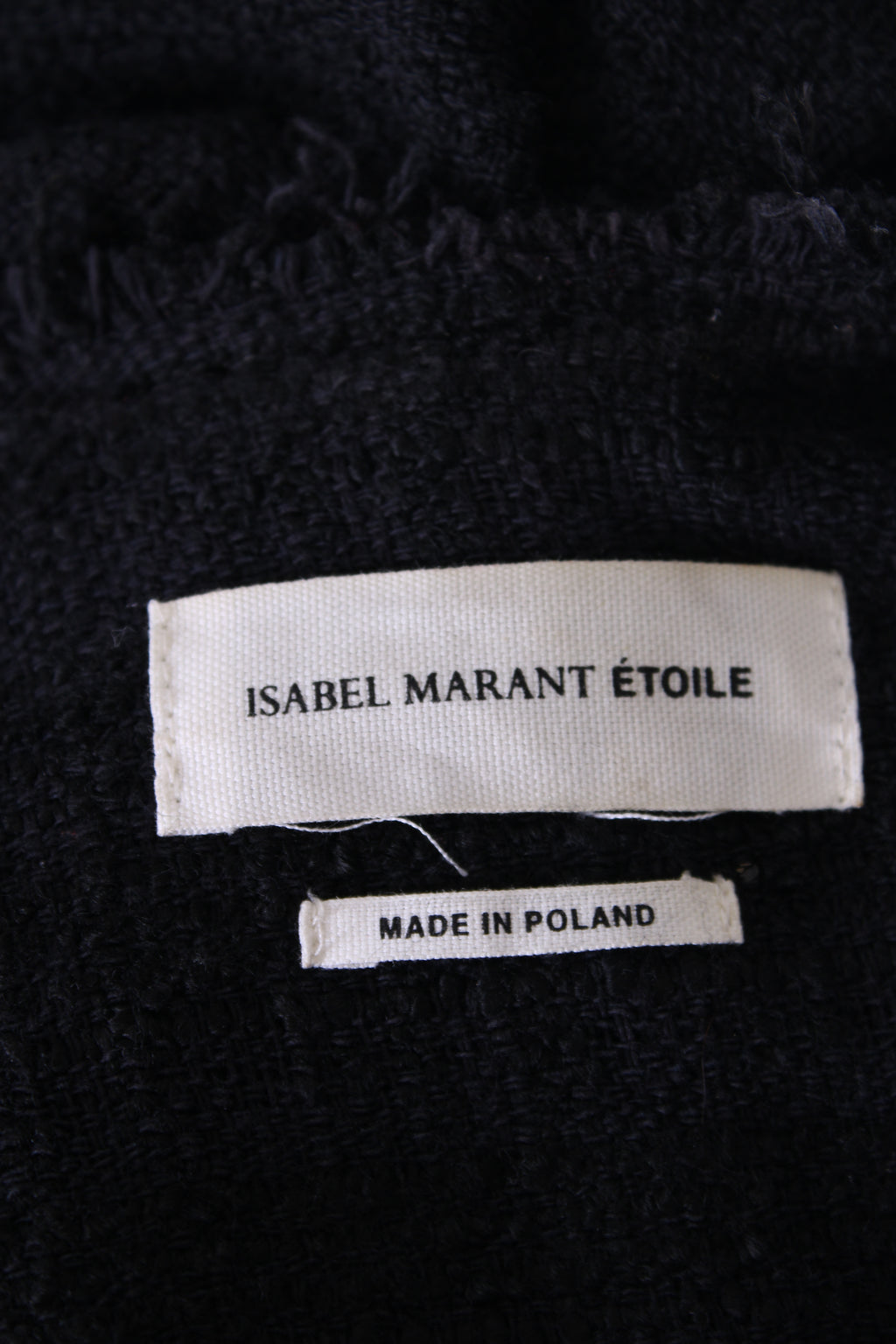Isabel Marant Etoile Double Breasted Boucle Jacket Black 10