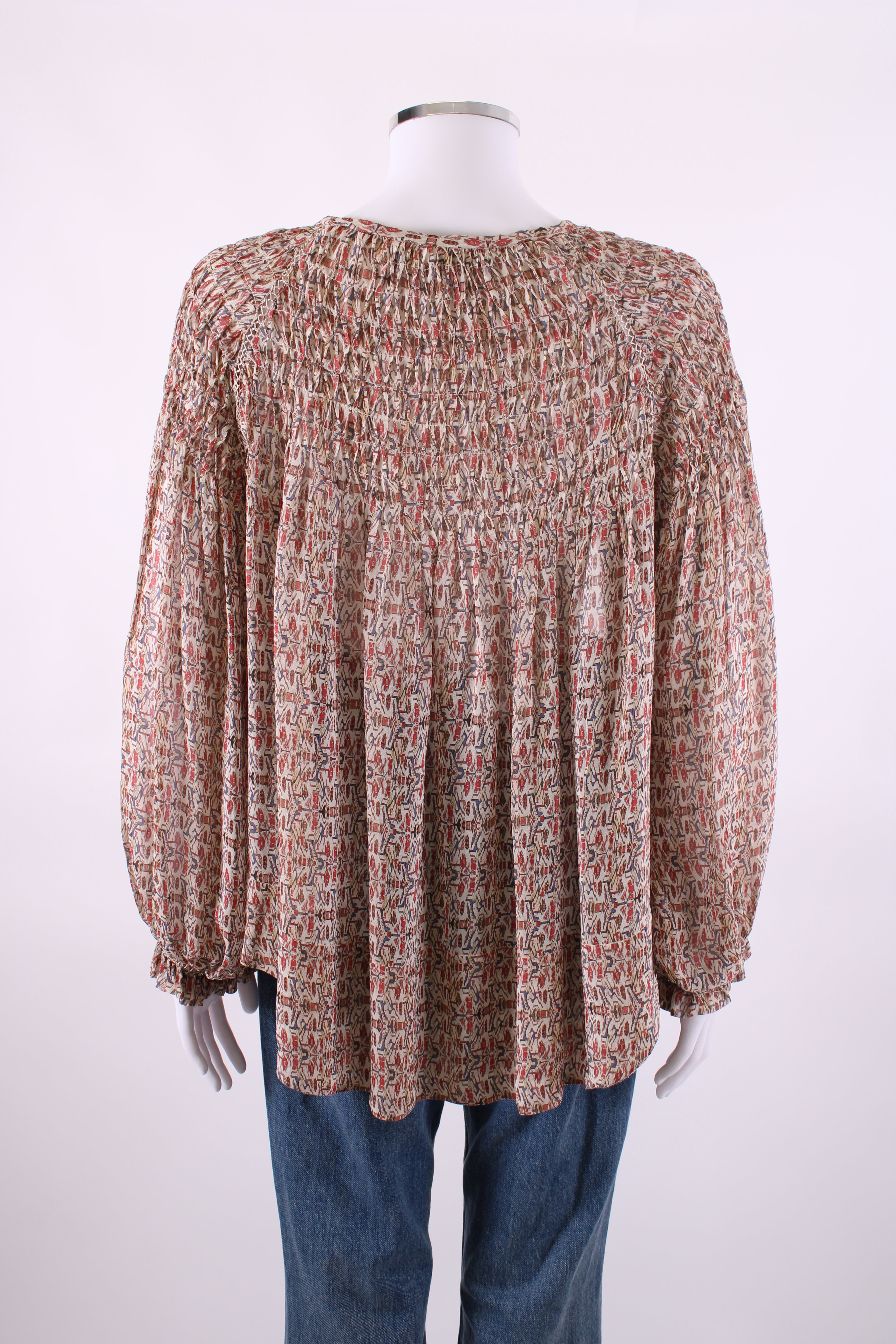 Isabel Marant Top long sleeved Beige patterened M