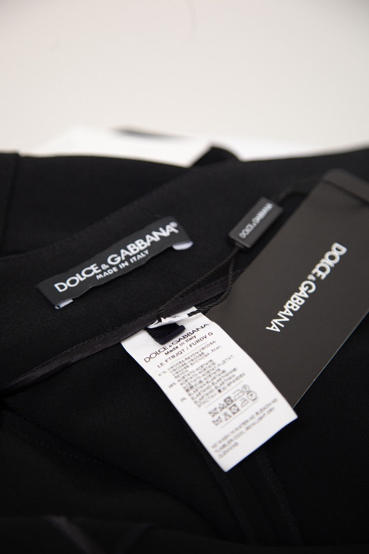 Dolce & Gabbana Zip Ankle Trousers Black M