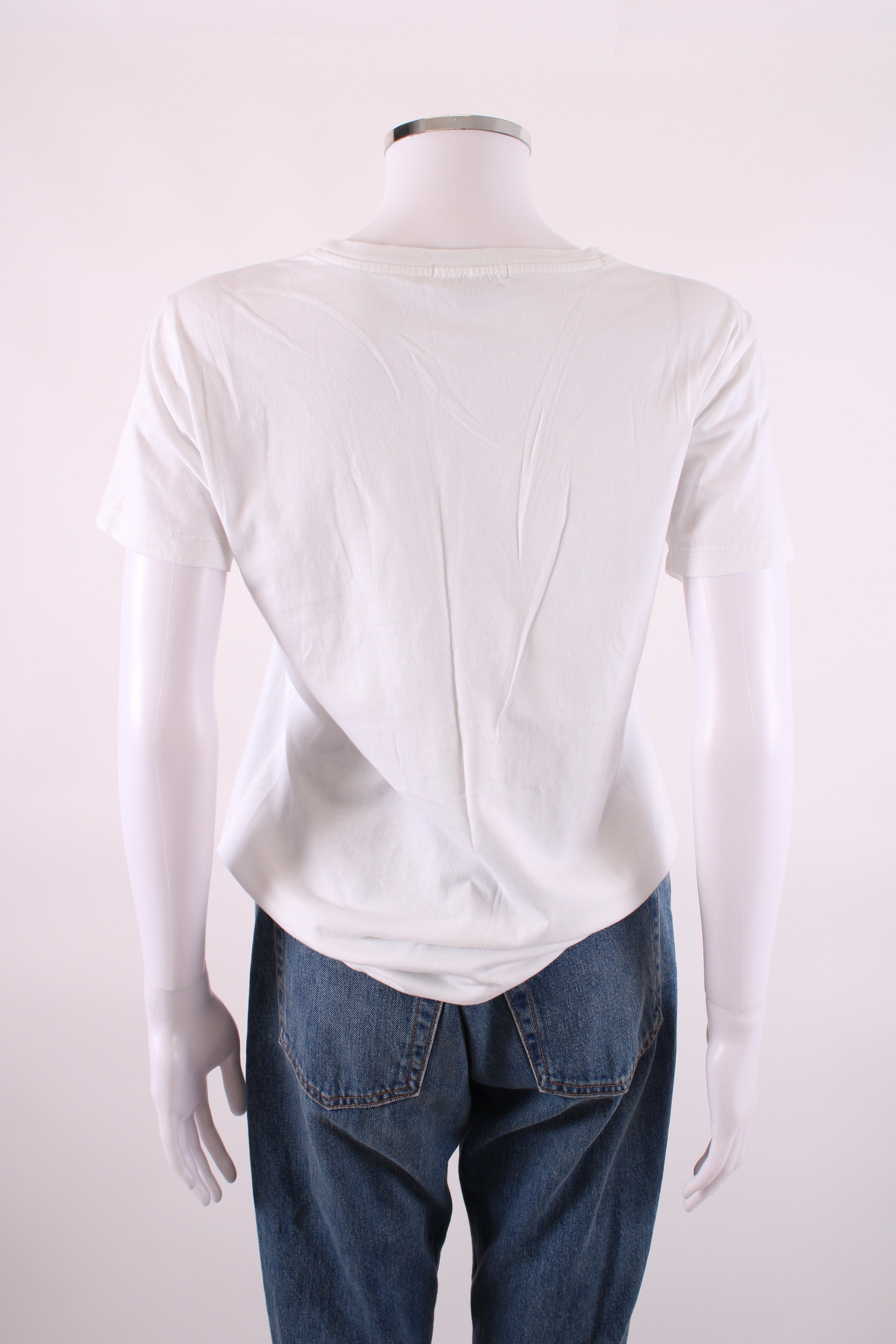 Bella Freud Slogan T-shirt White/ Black M