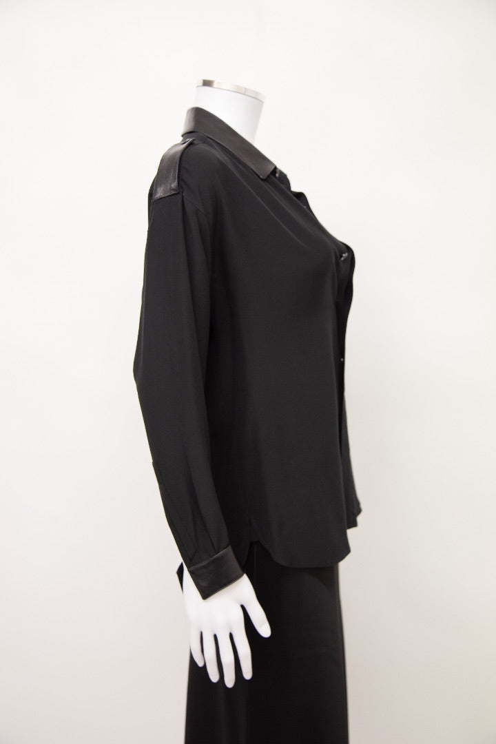 Saint Laurent Sheer Shirt Black 8