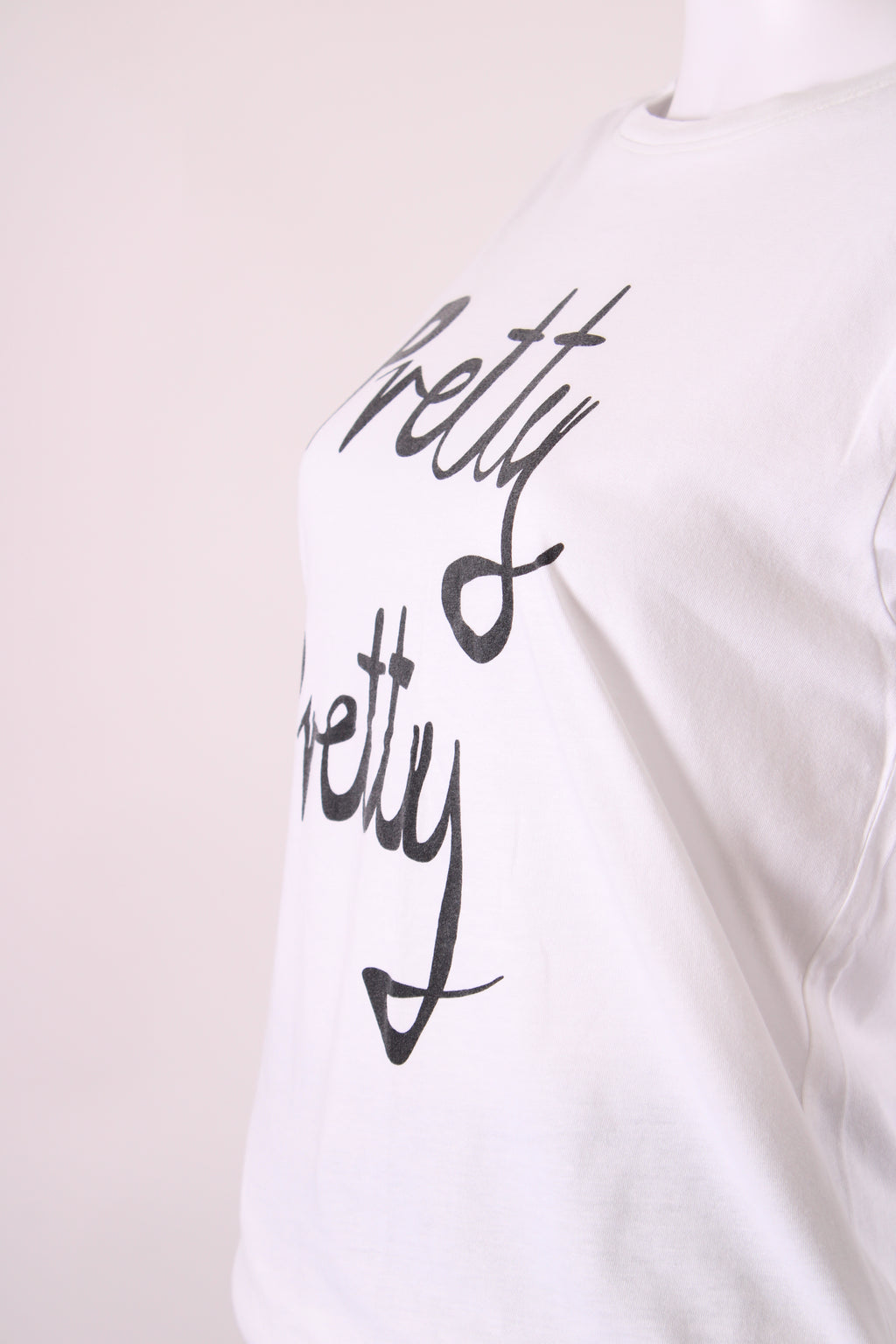 Bella Freud Slogan T-shirt White/ Black M