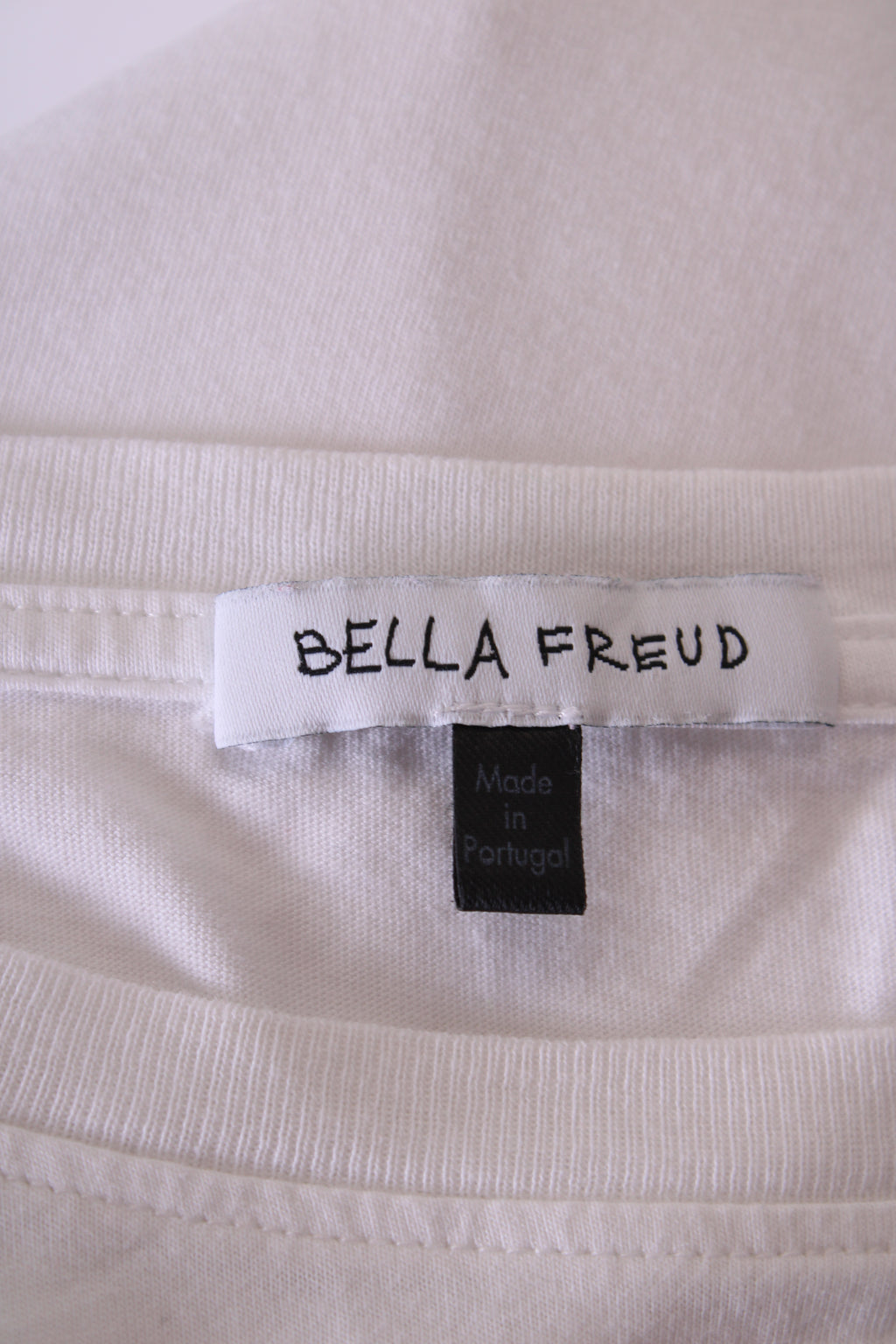 Bella Freud Slogan T-shirt White/ Black M