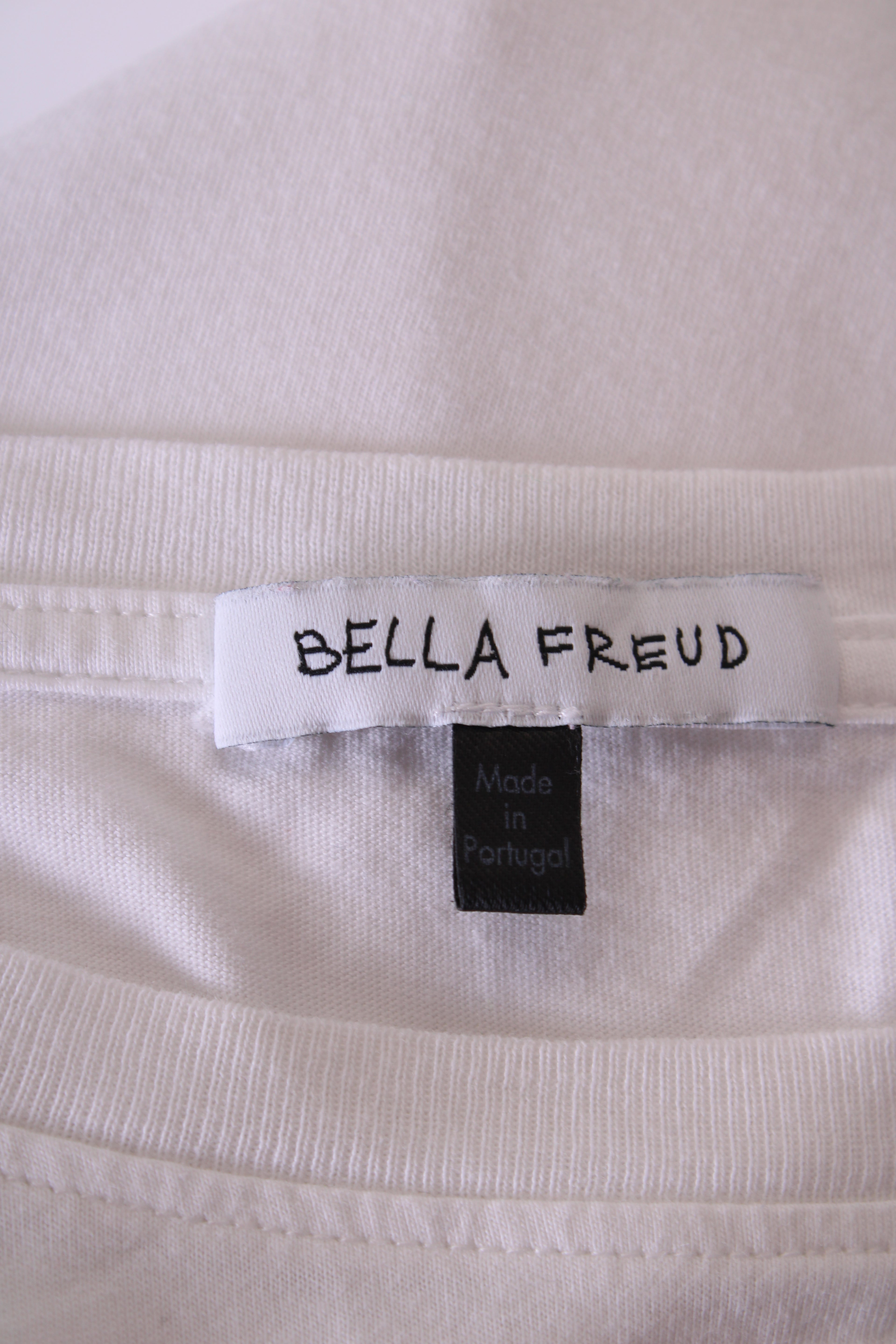 Bella Freud Slogan T-shirt White/ Black M