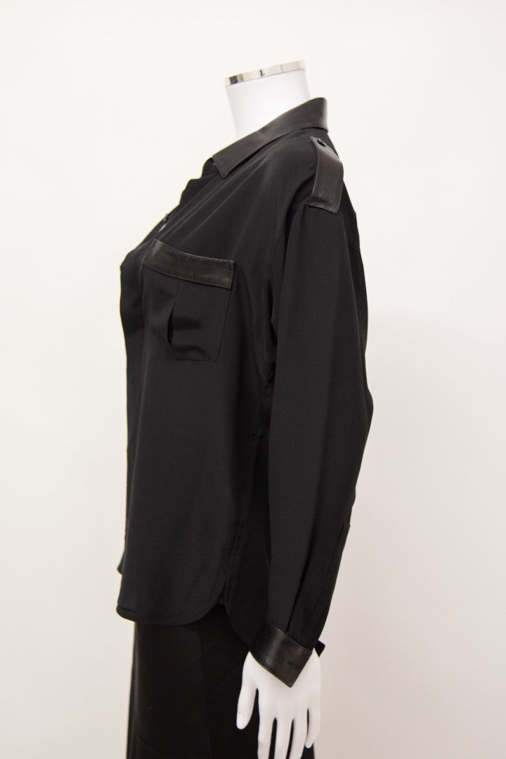 Saint Laurent Sheer Shirt Black 8