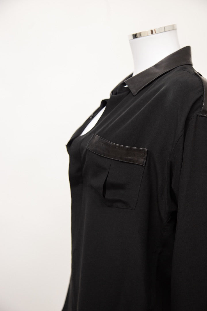 Saint Laurent Sheer Shirt Black 8