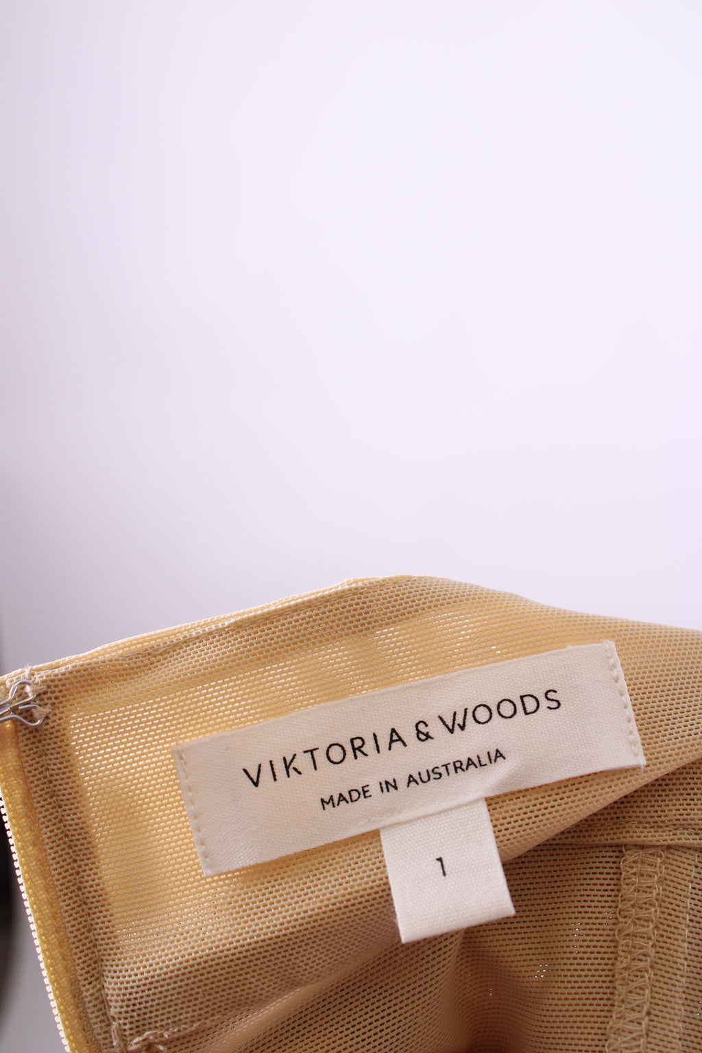 Viktoria & Woods S/S Mesh Corset Top Beige S