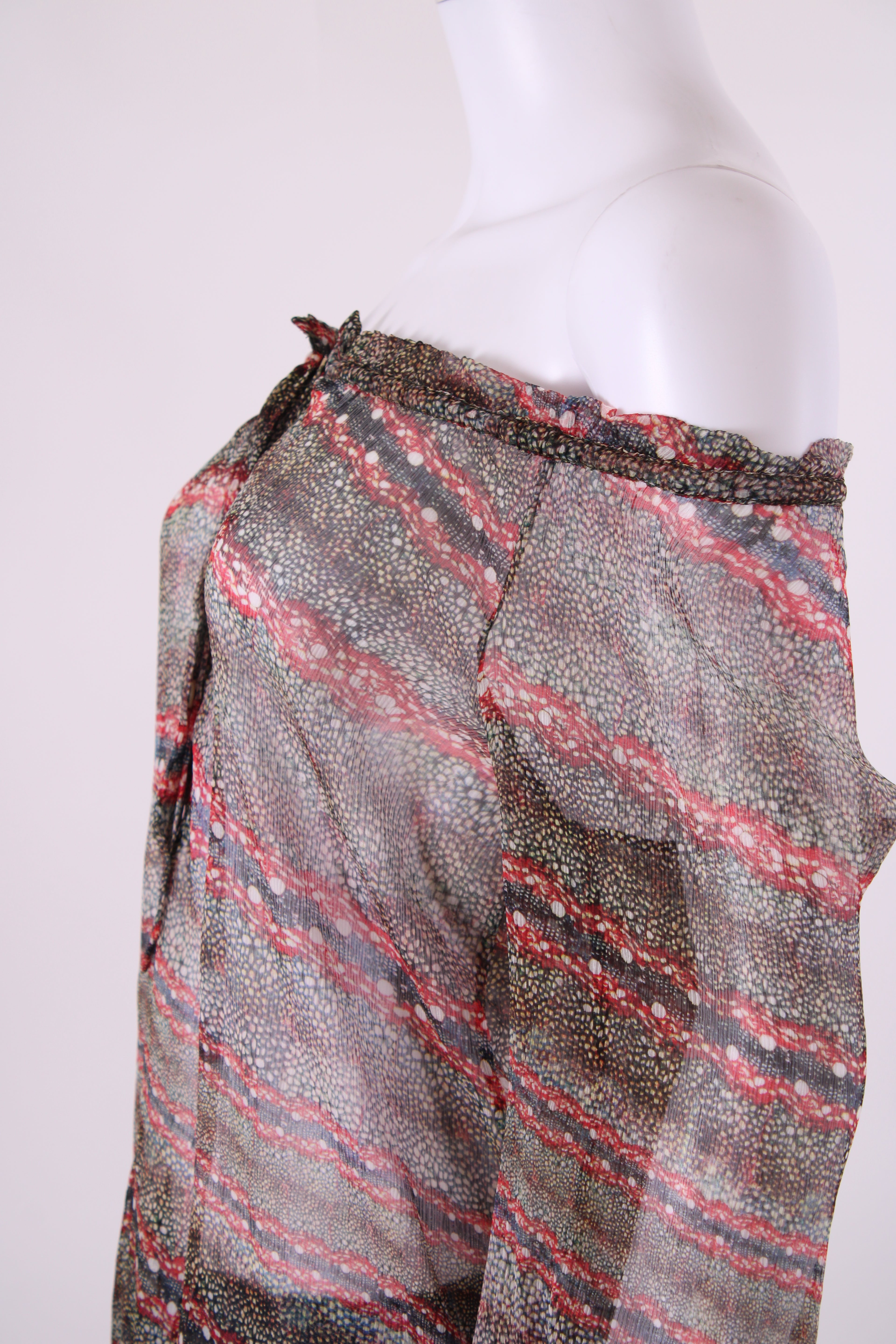 Isabel Marant Etoile L/S Print Blouse Beige/ Red 8