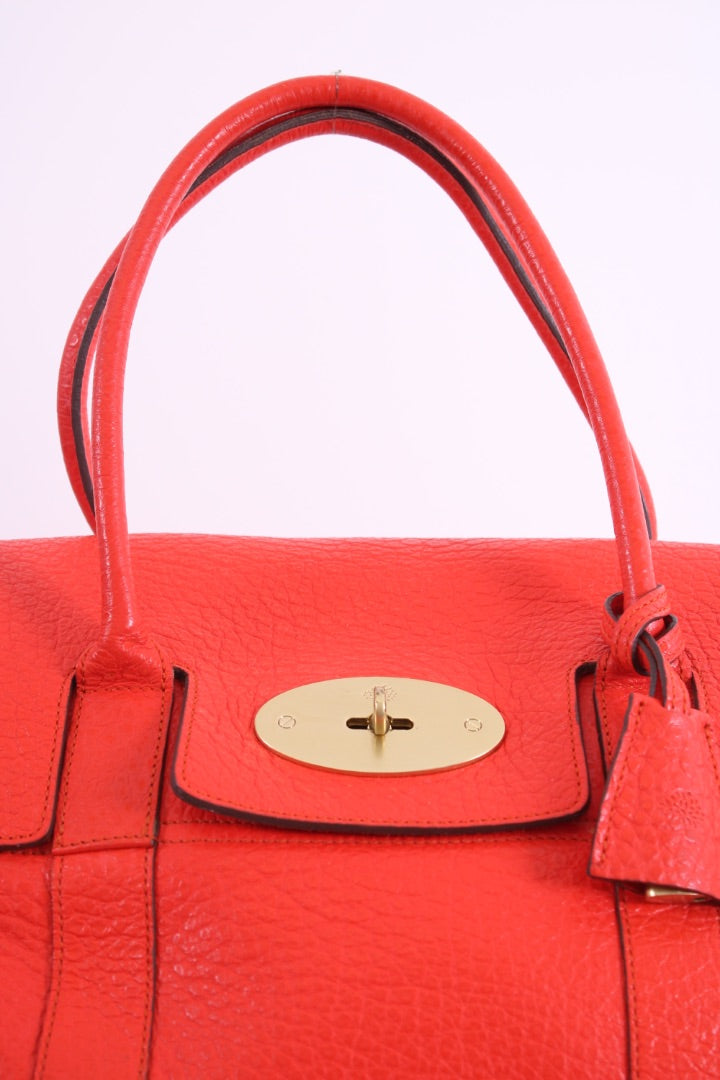 Mulberry Bayswater Handbag Orange