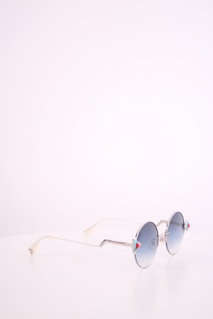 Fendi Round Sunglasses Silver