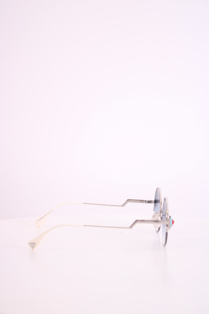 Fendi Round Sunglasses Silver