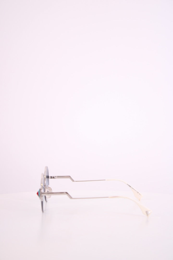 Fendi Round Sunglasses Silver