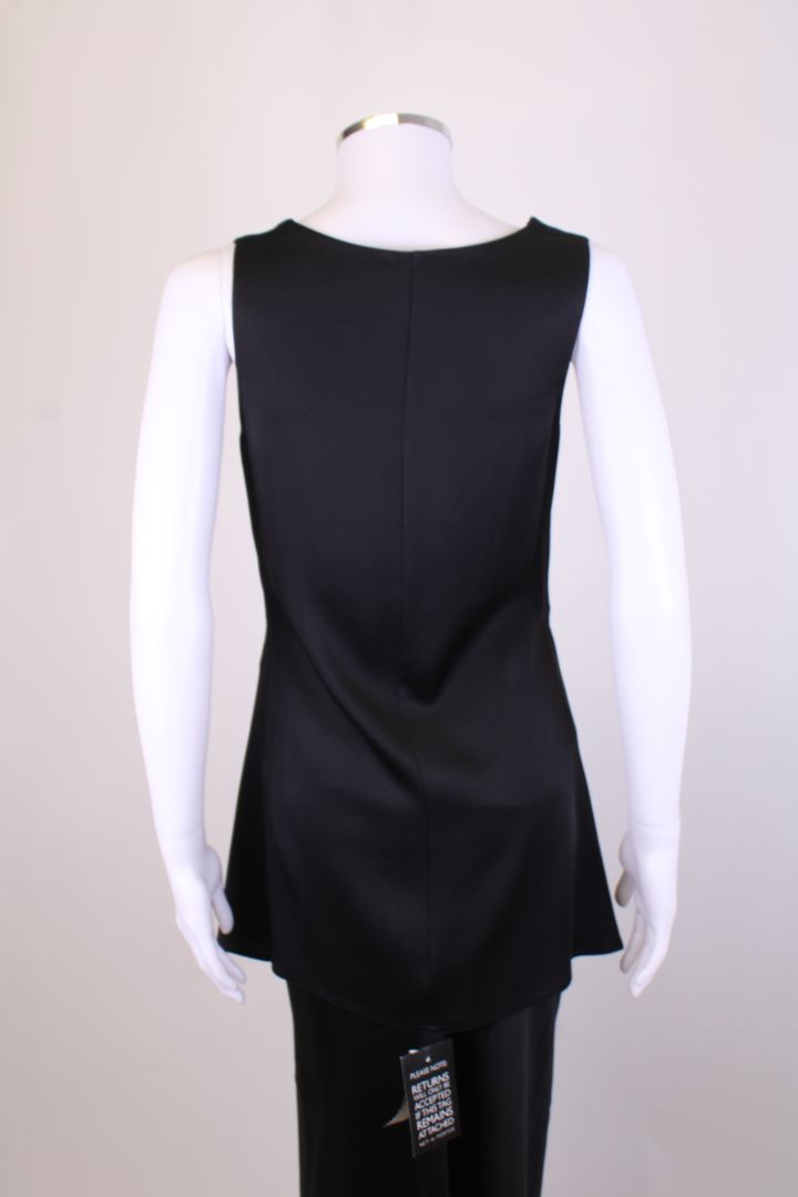 Rosetta Getty S/S Tie Front Blouse Black