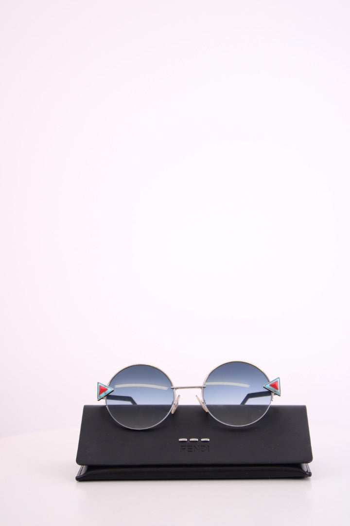 Fendi Round Sunglasses Silver