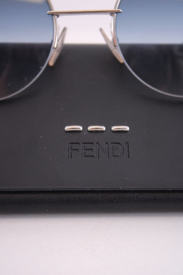 Fendi Round Sunglasses Silver