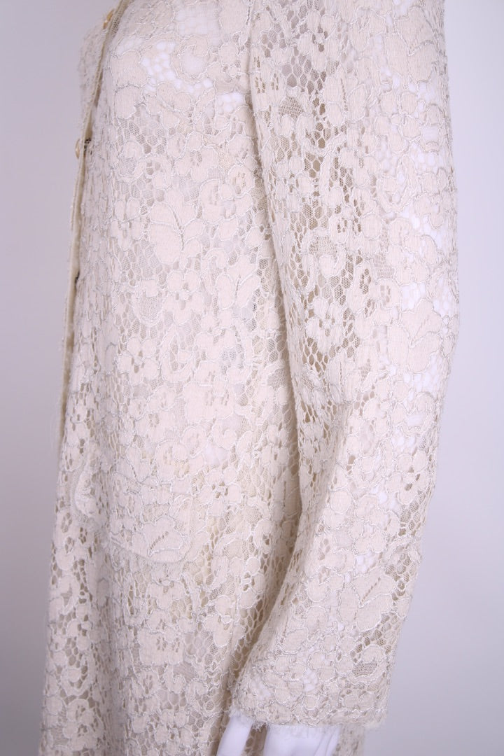 Dolce & Gabbana L/S Lace Jacket Beige S