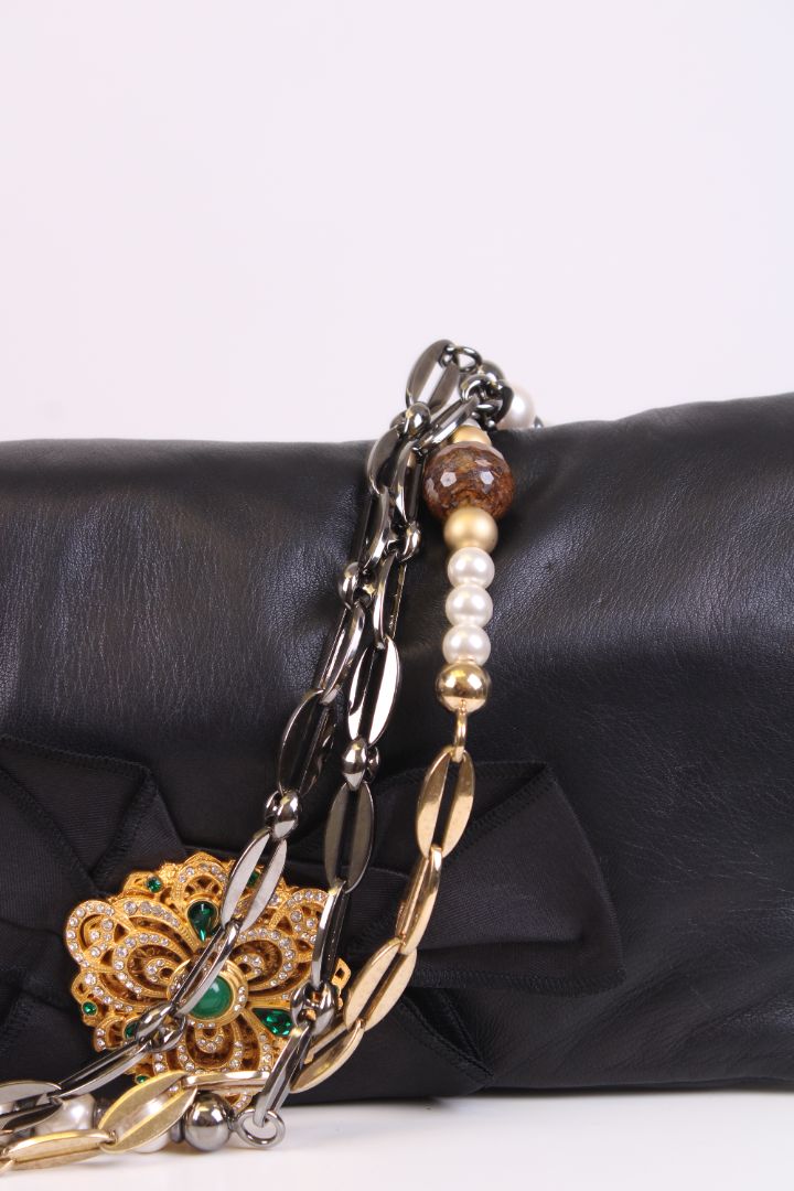 Dolce & Gabbana Miss Duchessa Pearl handbag Black