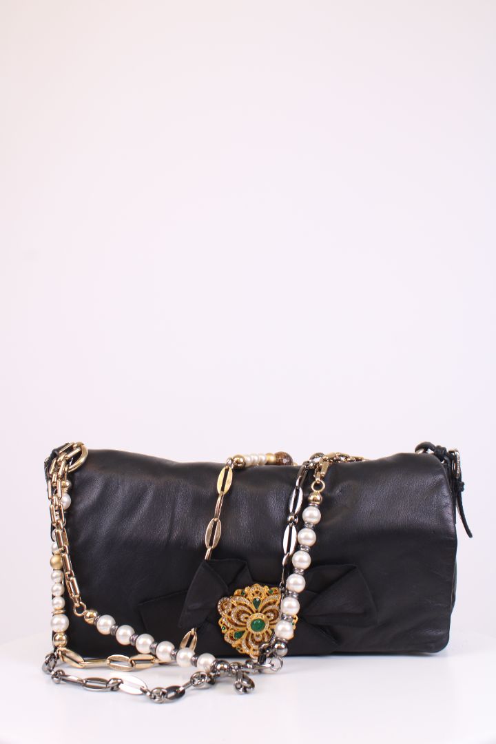 Dolce & Gabbana Miss Duchessa Pearl handbag Black