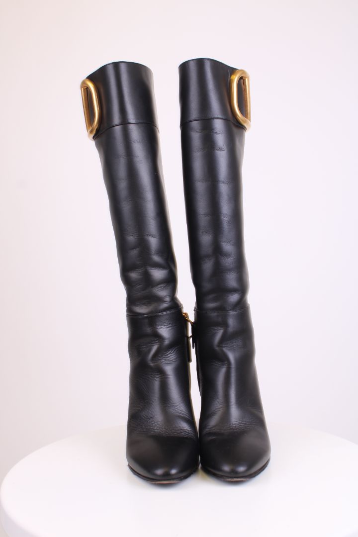 Valentino Vlogo Long Boots Black 39