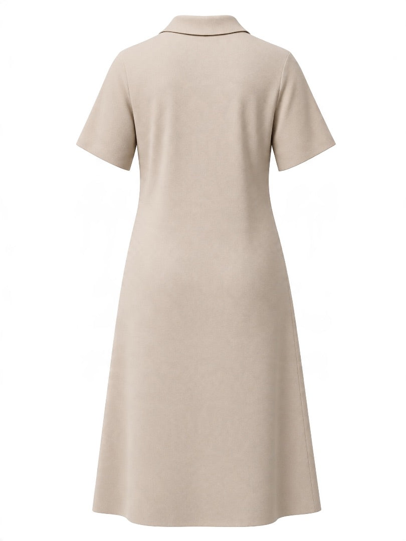 Allude S/S Knit Dress Cream M