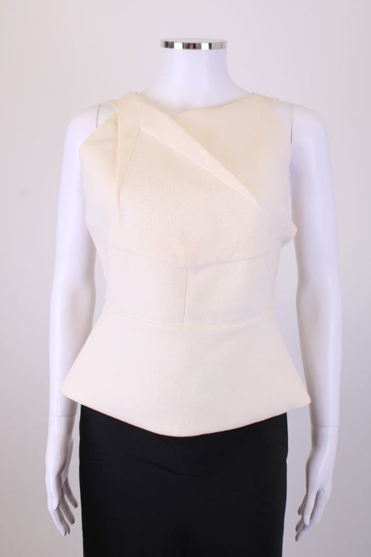 Roland Mouret Top Cream 12