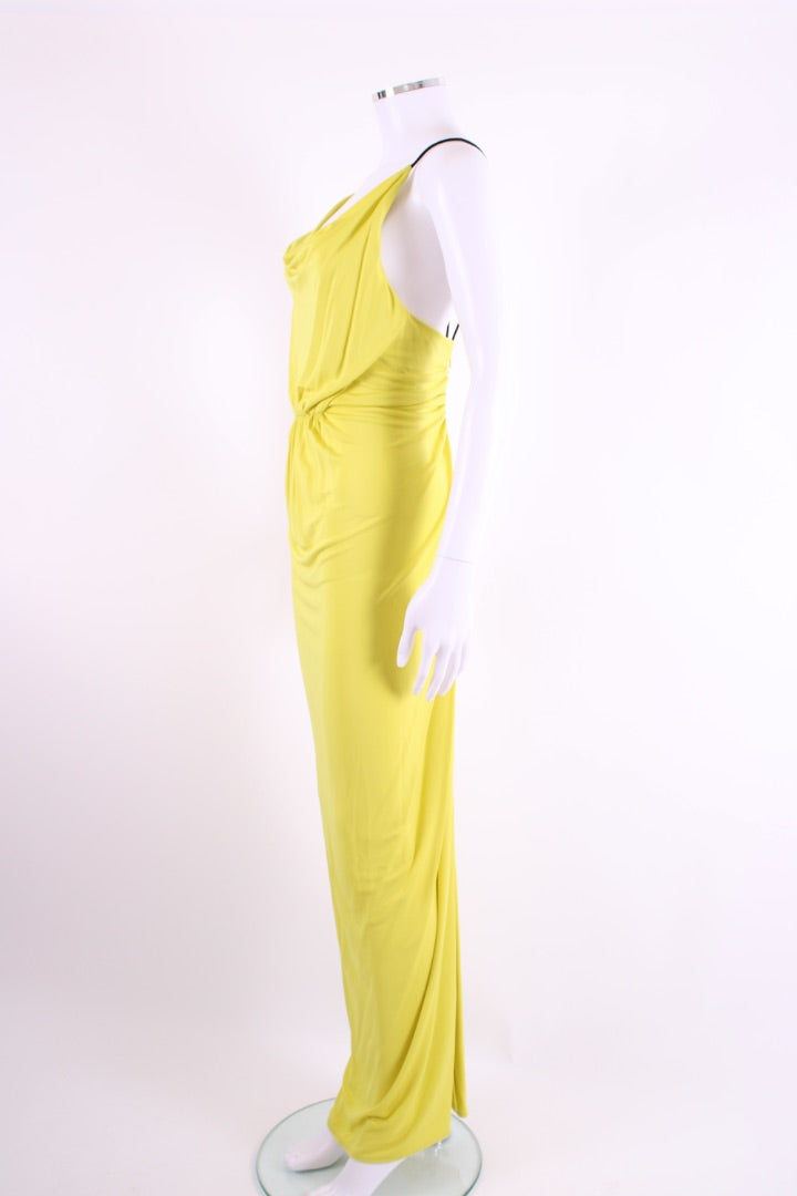 Cut 25 Braided Strap Maxi Dress Yellow S