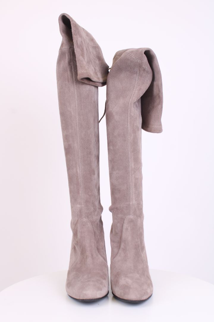 Stuart Weitzman Long Boots Grey 36.5
