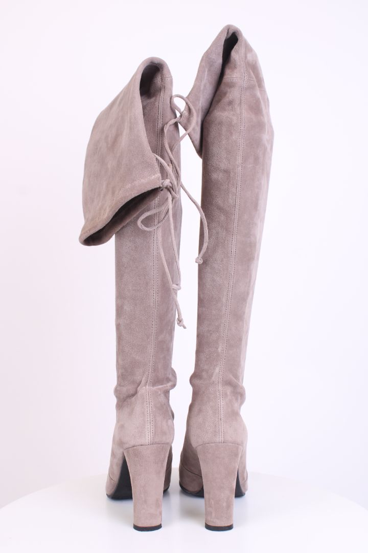 Stuart Weitzman Long Boots Grey 36.5