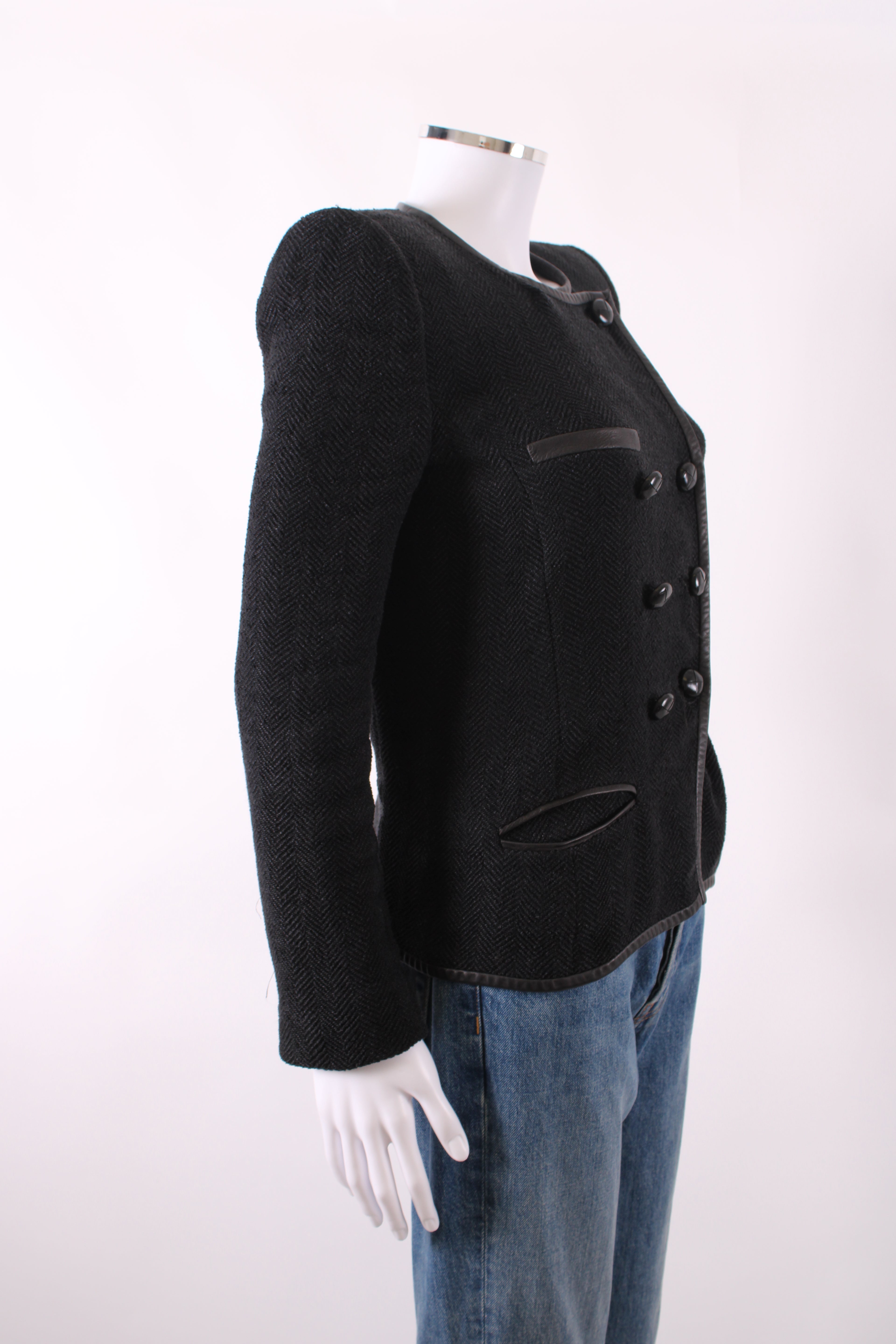 Isabel Marant Quilted Button Jacket Black 10