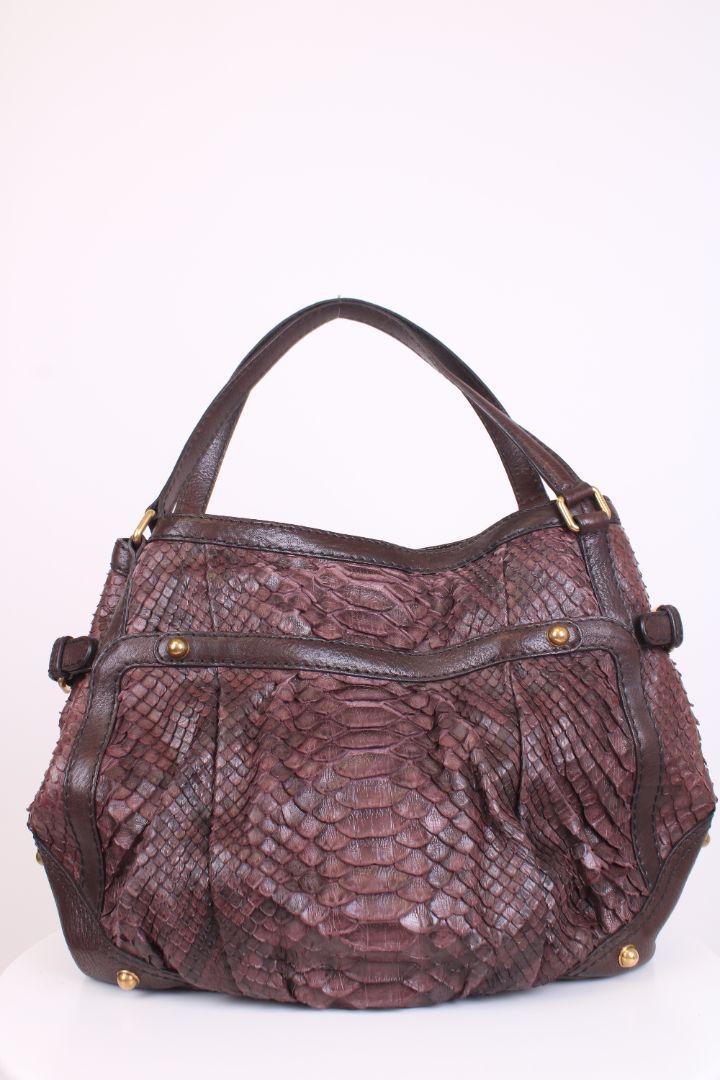 Gucci Jockey Hobo Aubergine