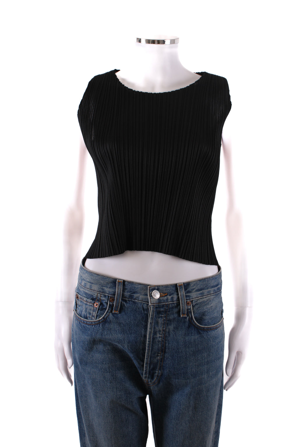 Pleats Please Top short sleeved Black S