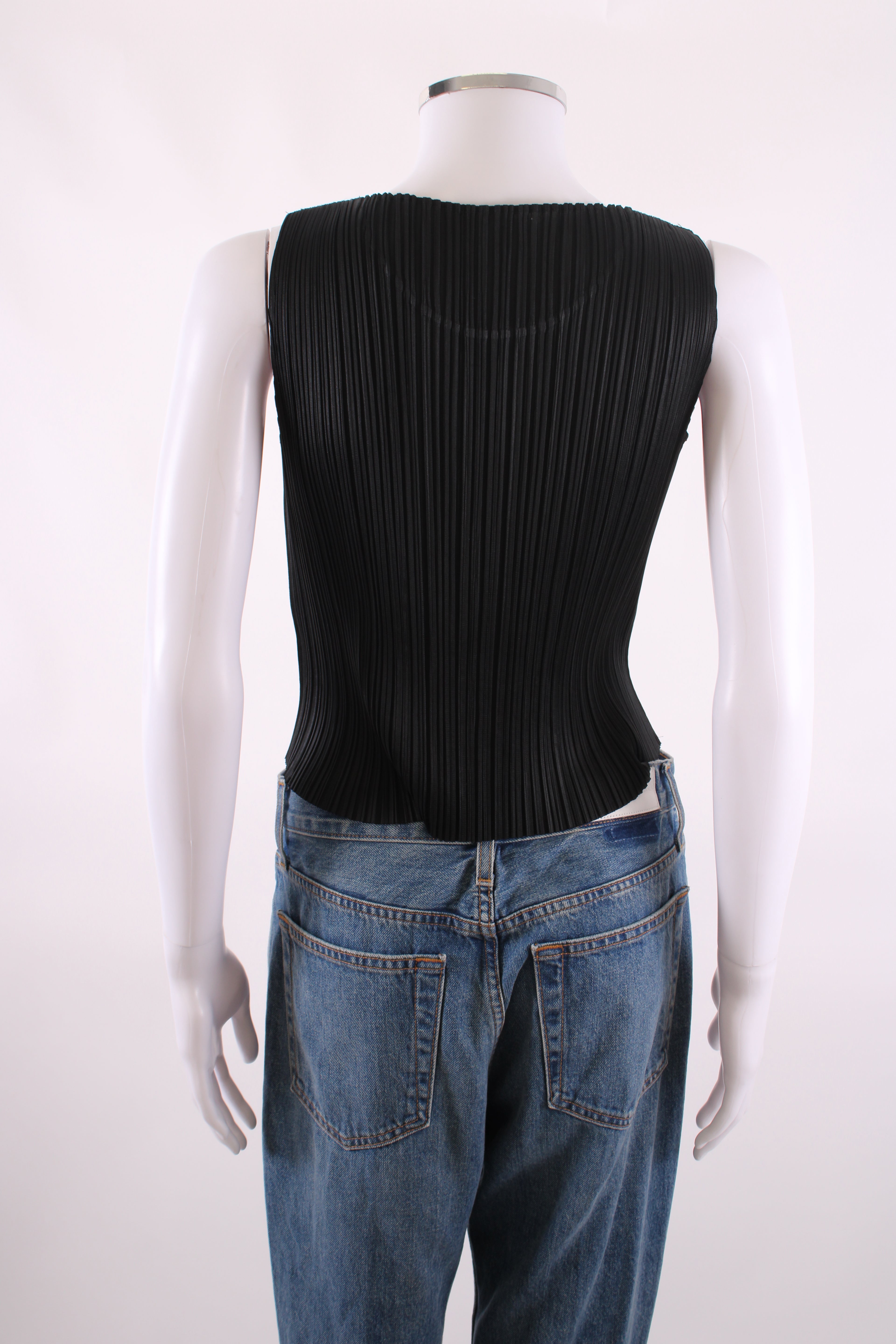 Pleats Please Top short sleeved Black S