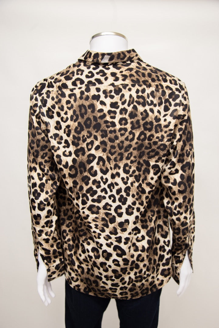 Saint Laurent L/S Shirt Leopard Print M