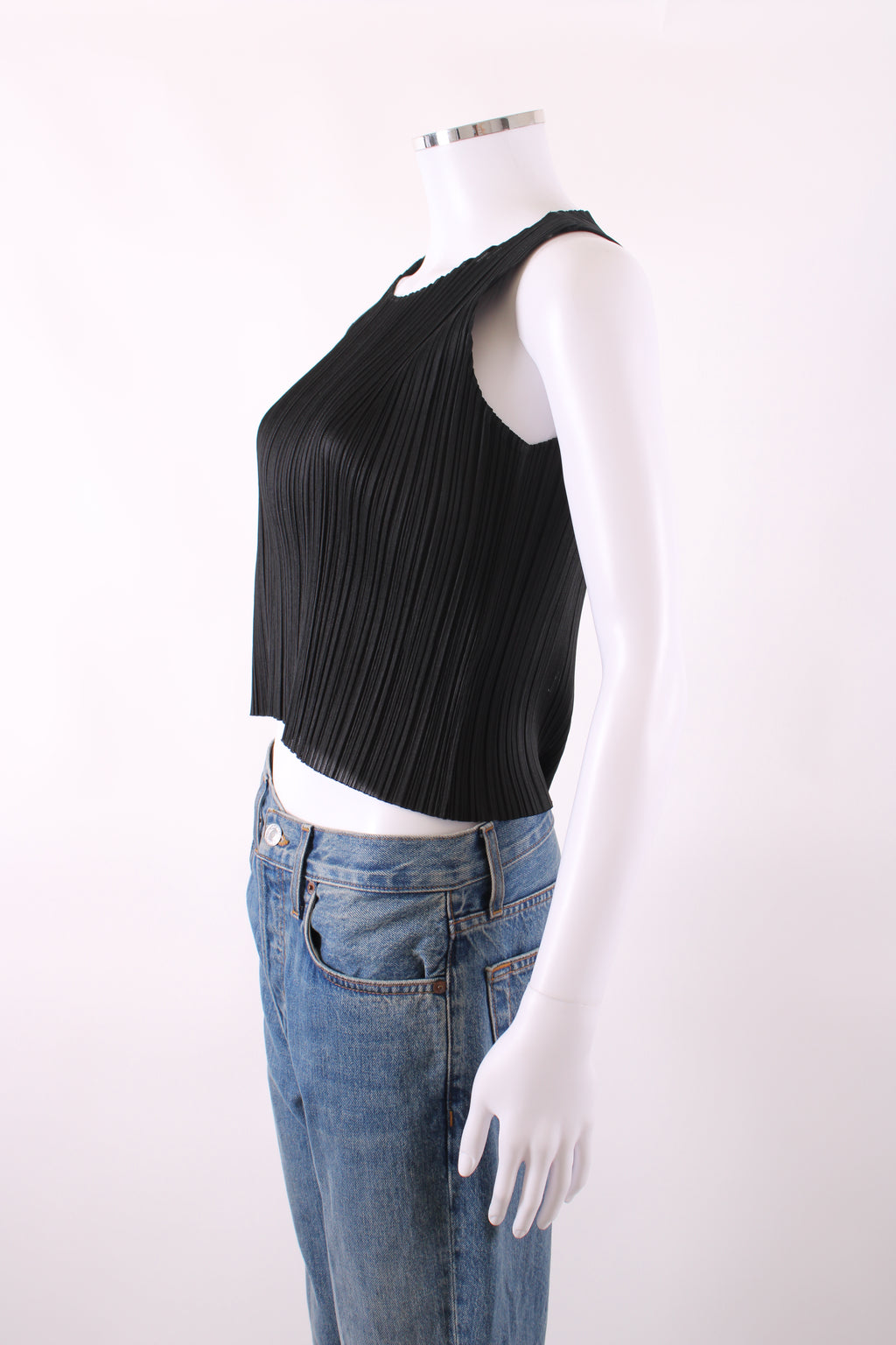 Pleats Please Top short sleeved Black S