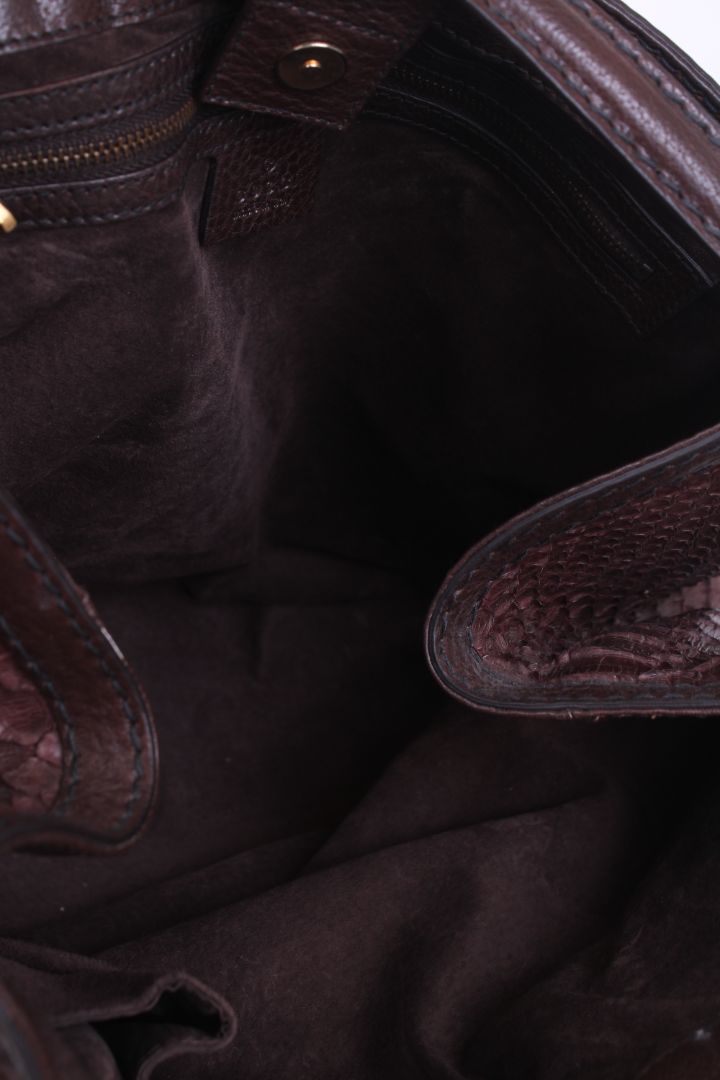 Gucci Jockey Hobo Aubergine