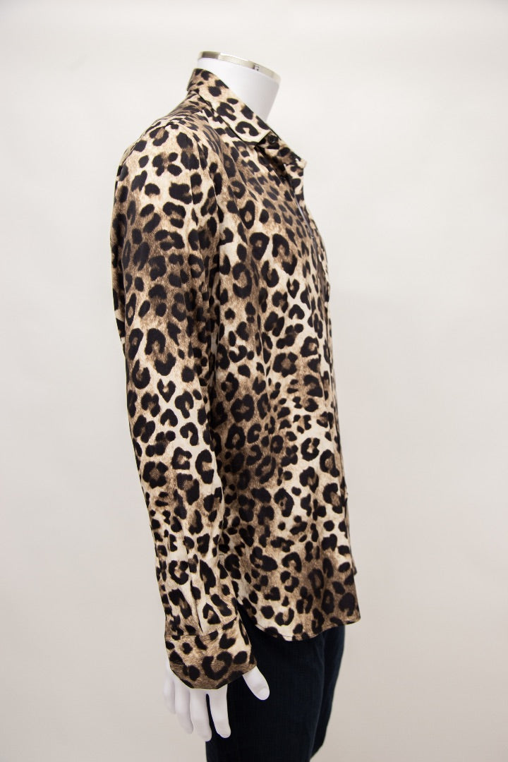 Saint Laurent L/S Shirt Leopard Print M