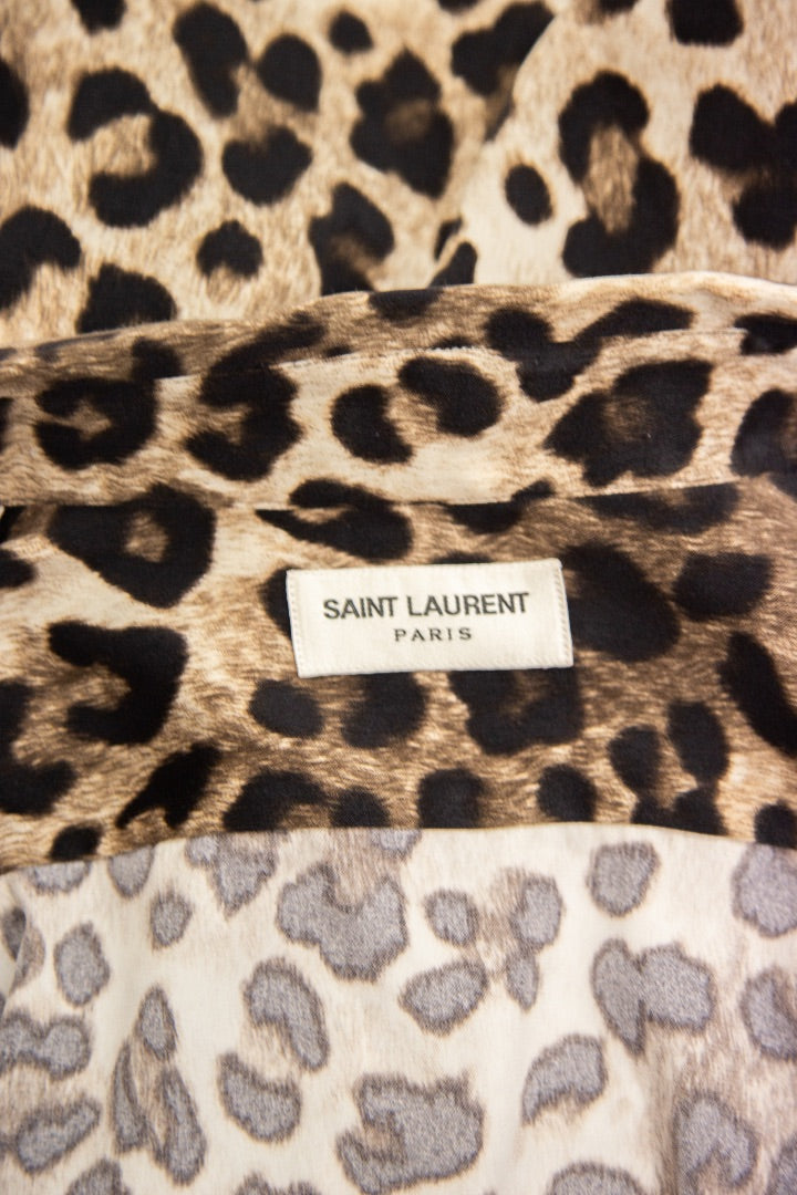 Saint Laurent L/S Shirt Leopard Print M