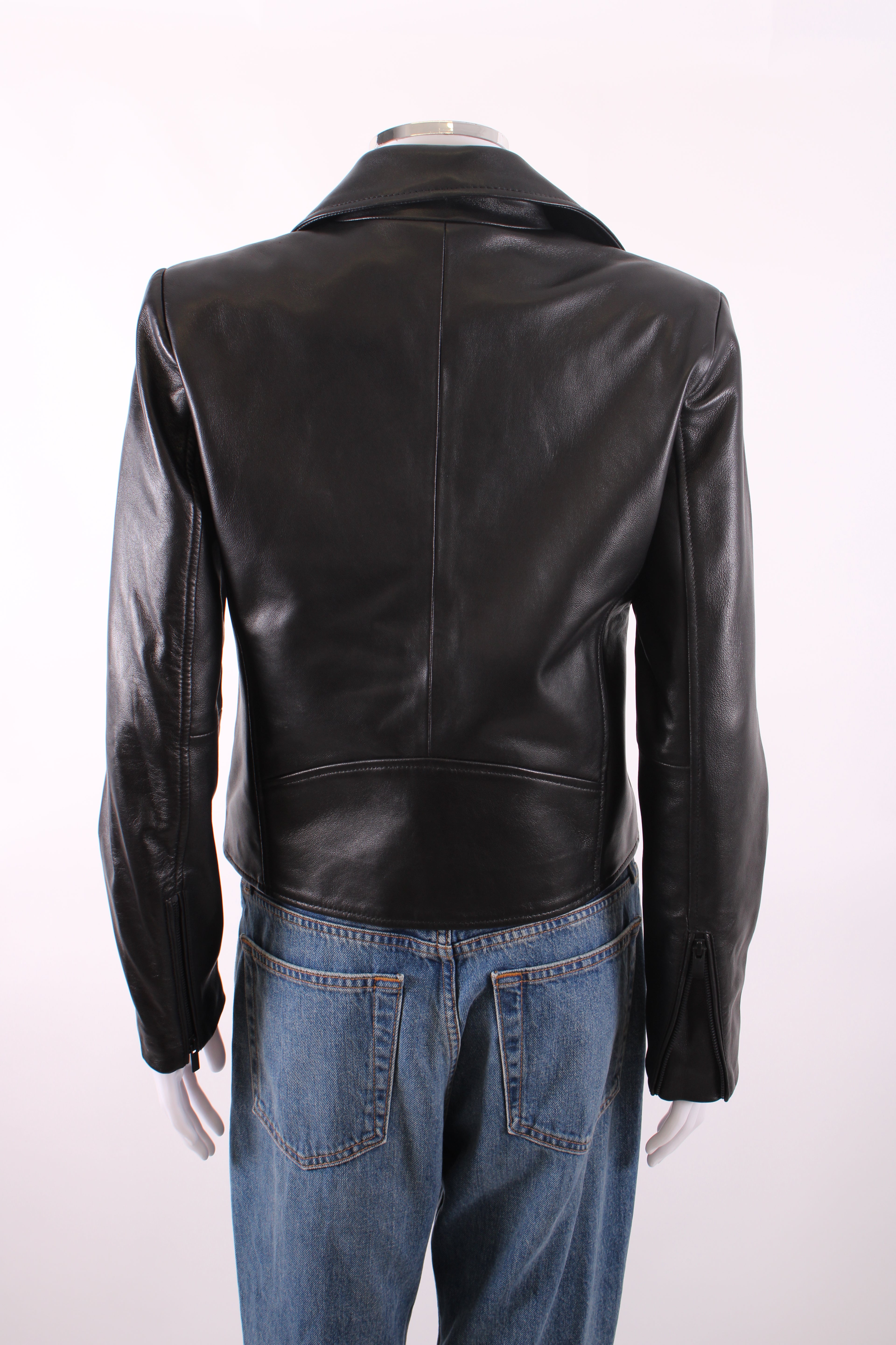 The Kooples Leather Jacket Black S